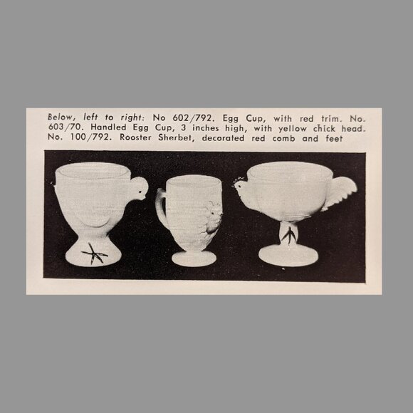 Westmoreland Handled Egg Cups - Set of 2 - Picture 6 of 6